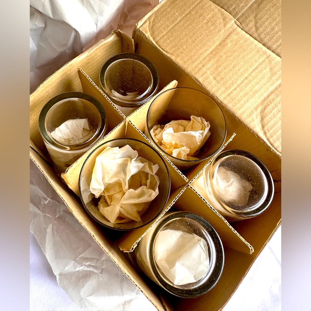 Aderia glass tumbler set of 6